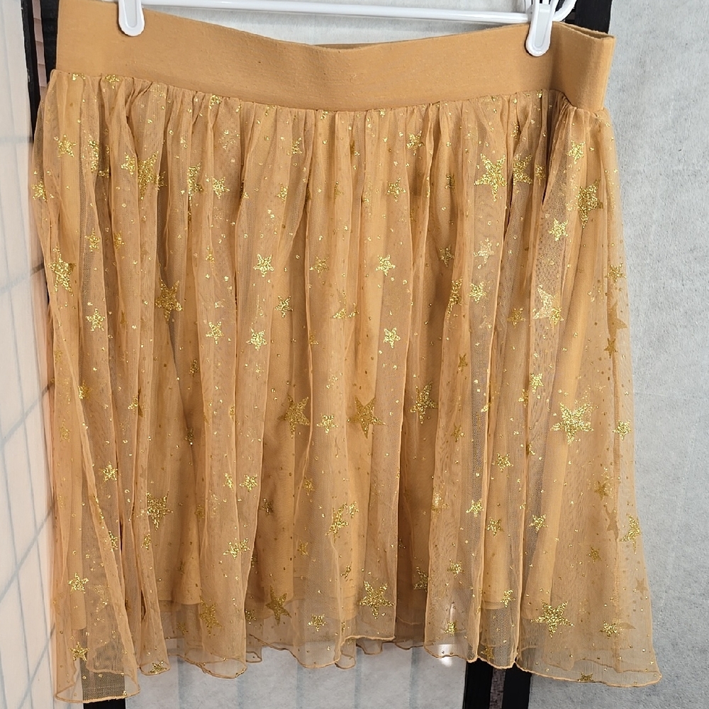 Gold Star Patterned Skirt